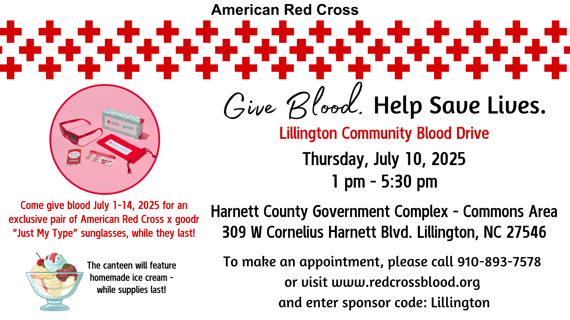 Red Cross Blood Drive - July 2025