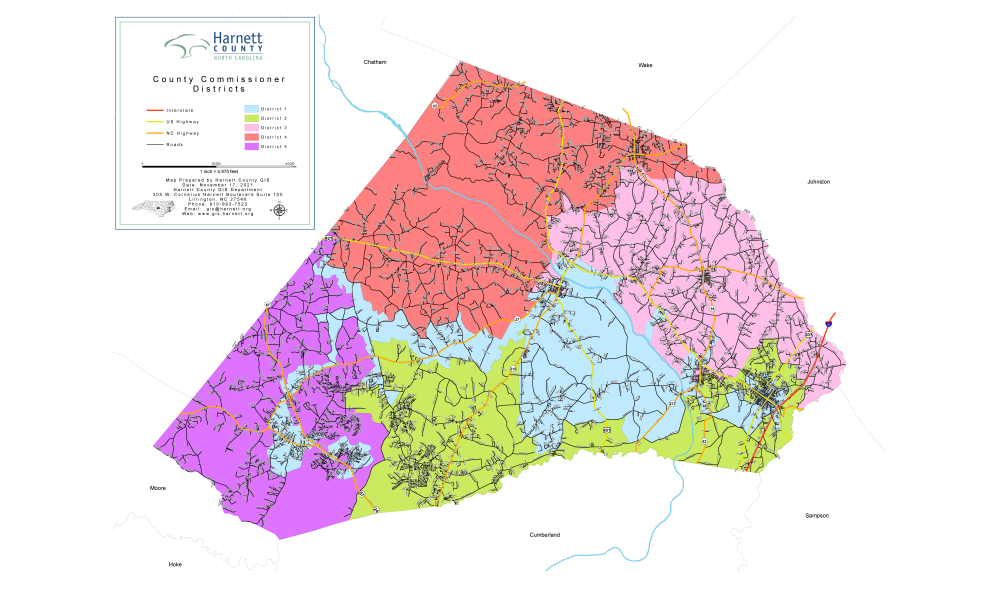 Commissioners District Map