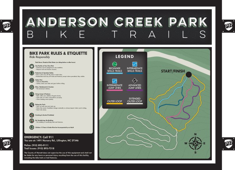 Anderson Creek County Park Bike Trails