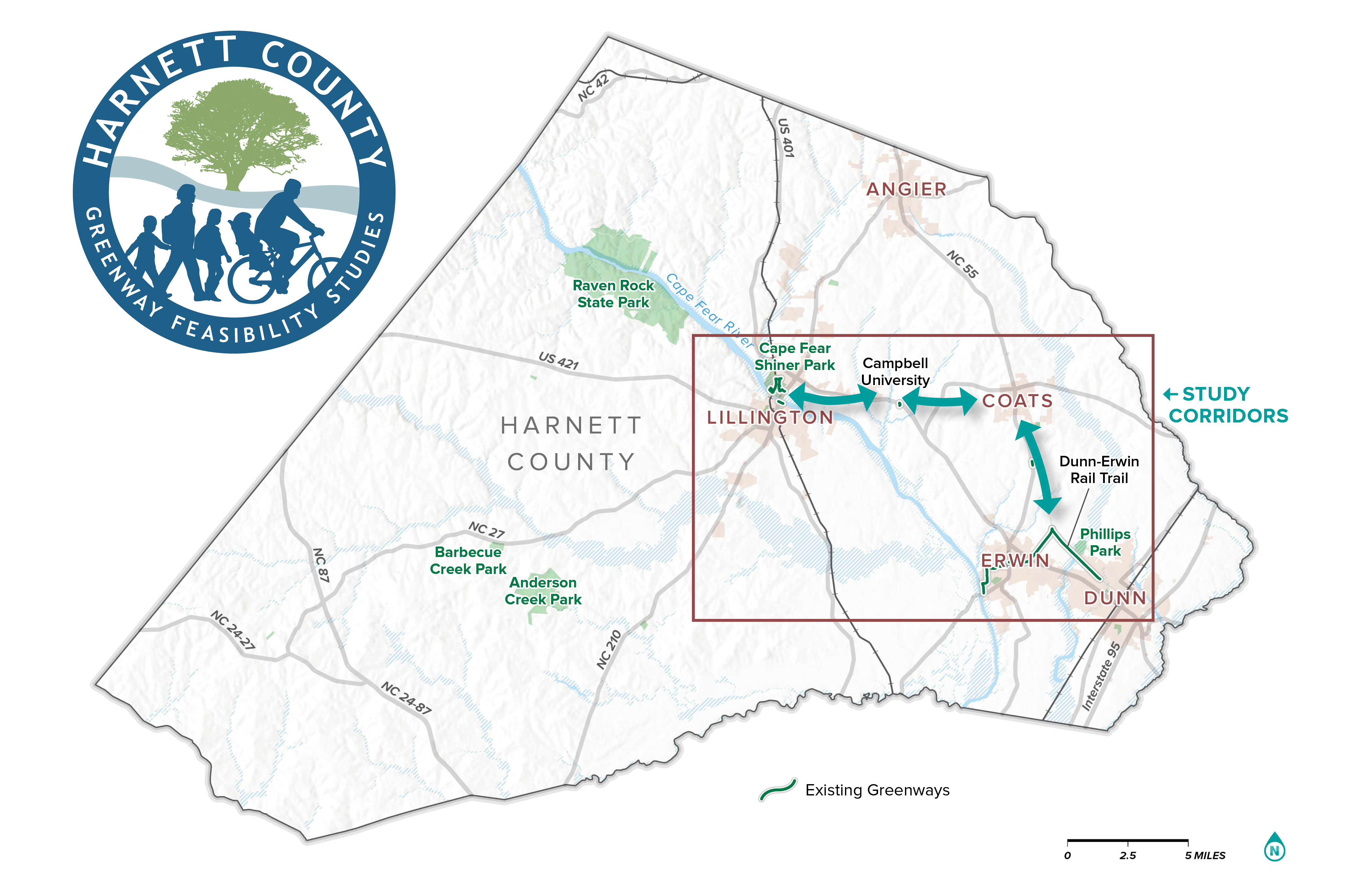 Harnett County Greenway Feasibility Studies