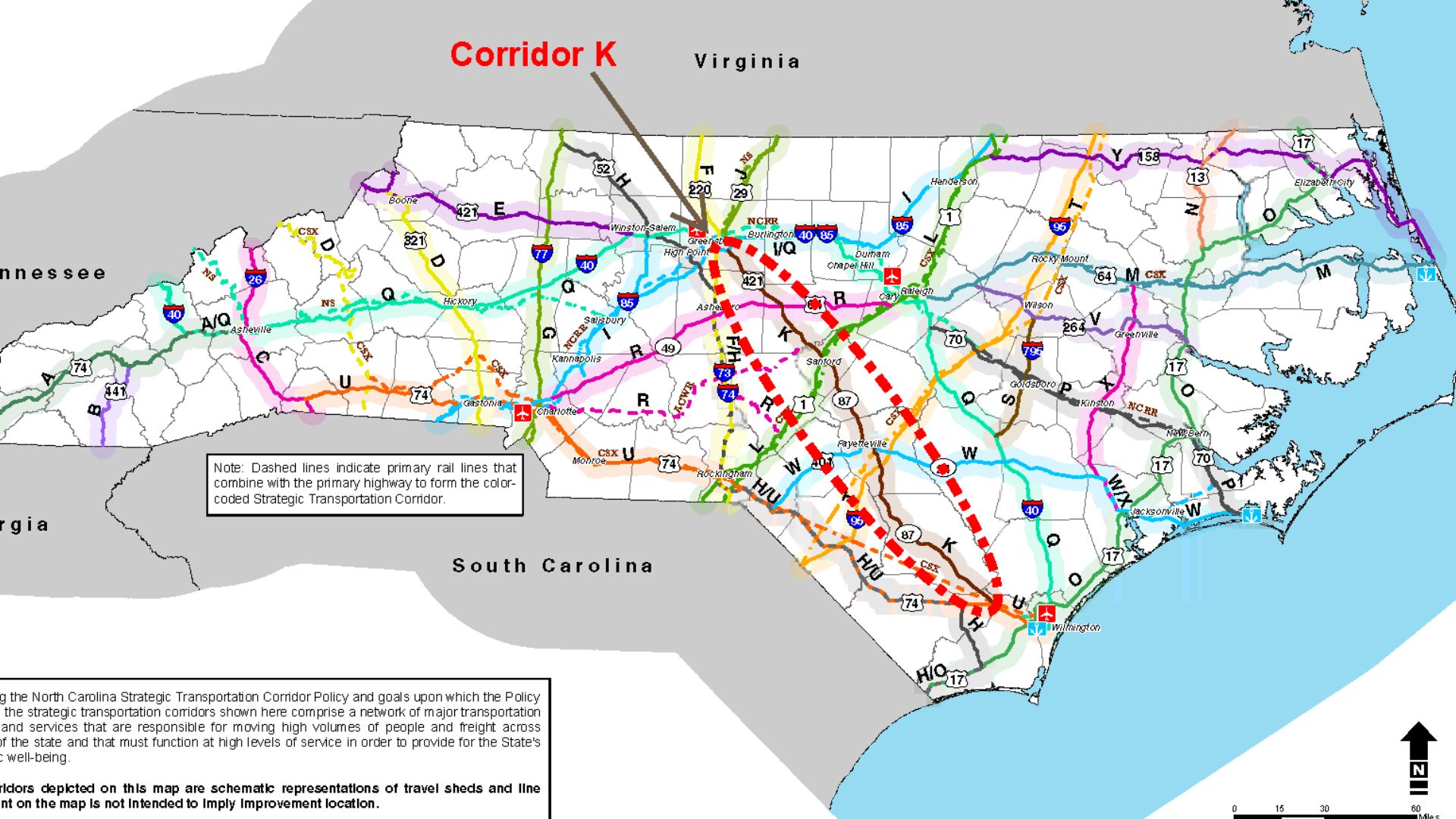 NCDOT Corridor K Master Plan Phase 1 Survey