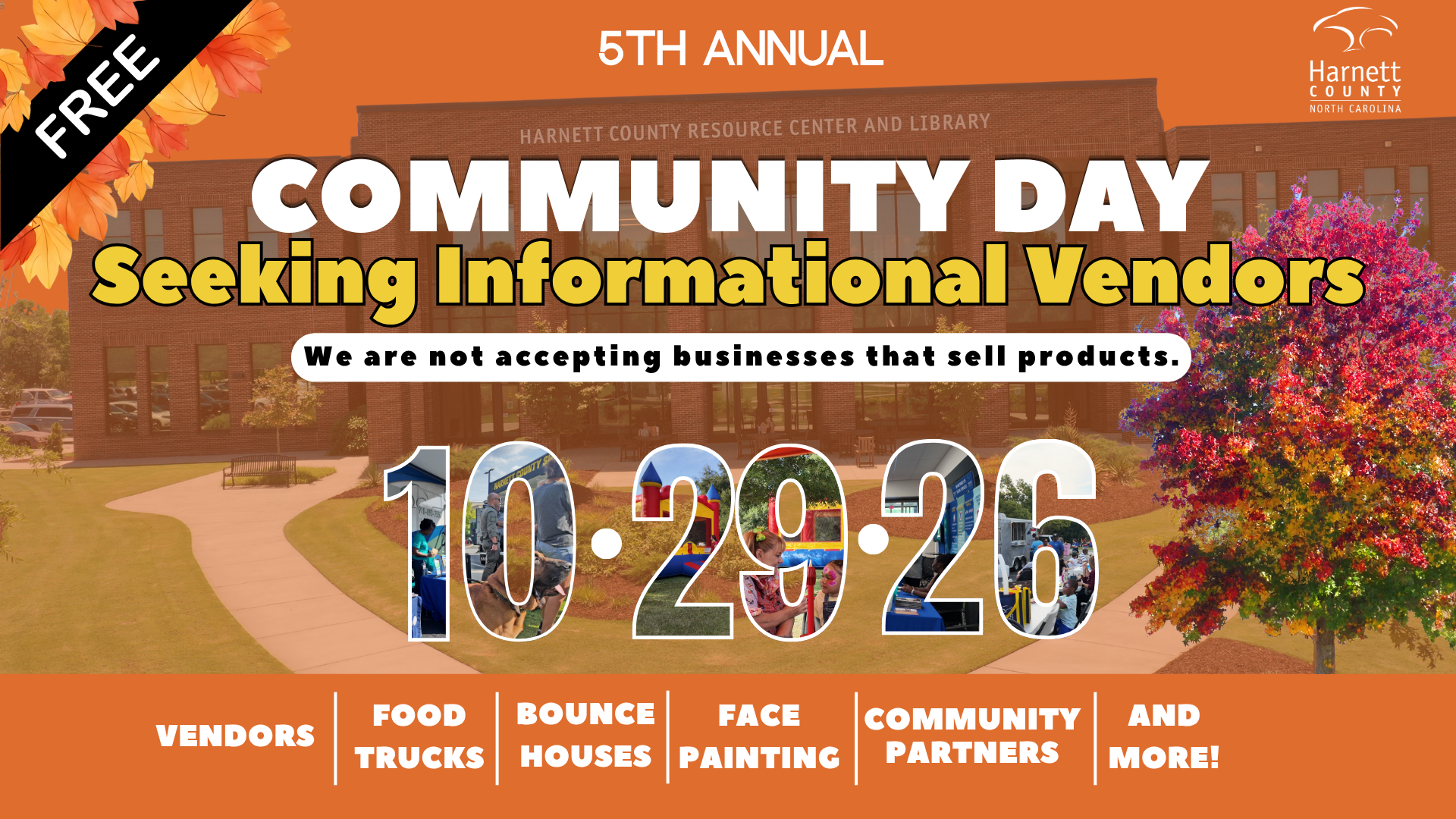 Informational Vendors for 5th Annual Community Day
