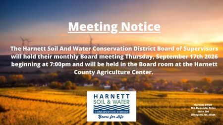 September 2026 meeting Notice