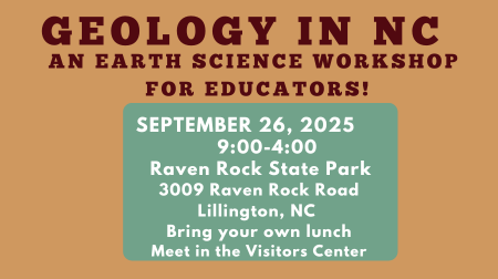 Geology in NC! An Earth Science Workshop